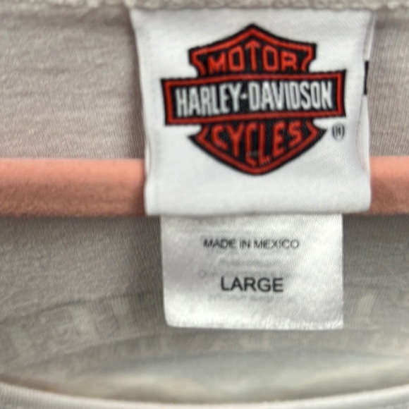 🦩SOLD🦩❌ Harley Davidson Shirt Womens Large Gettysburg PA - Picture 7 of 7